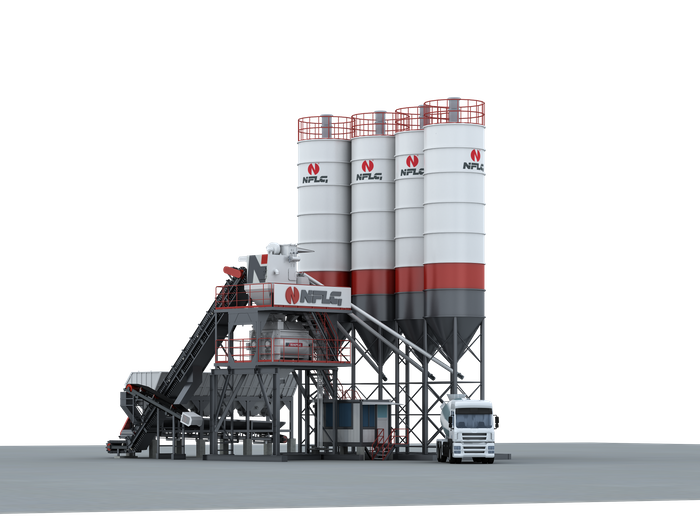 NFLG HZS150M Concrete Batching Plant