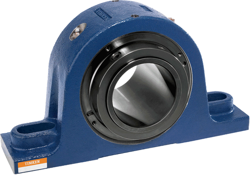 Solid-block spherical roller bearing housed units