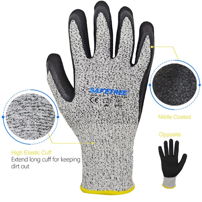 Protective glove against mechanical risks