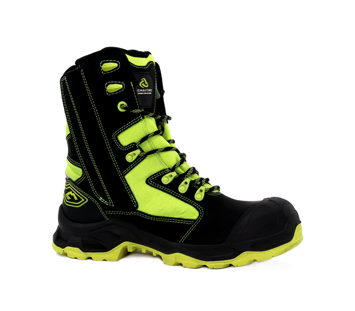 SAFE-STEP HI VIS RANGE - PU/Rubber Safety Hiker and Safety Side Zip Combat