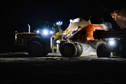 Work lights for construction