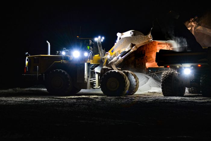 Work lights for construction