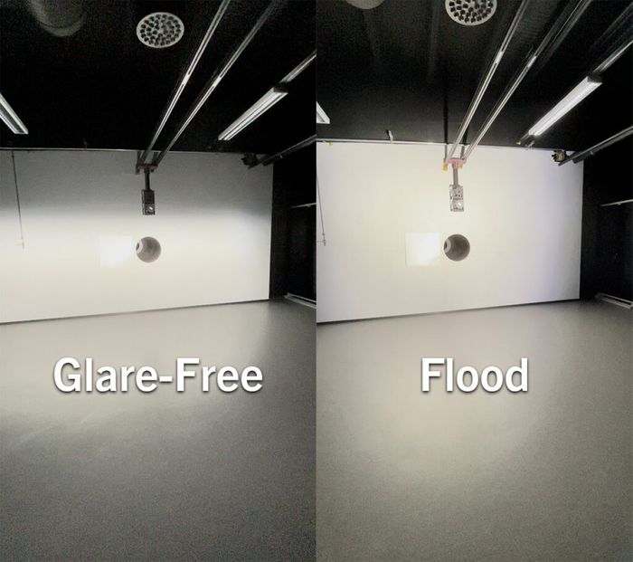 Glare-Free lights for construction