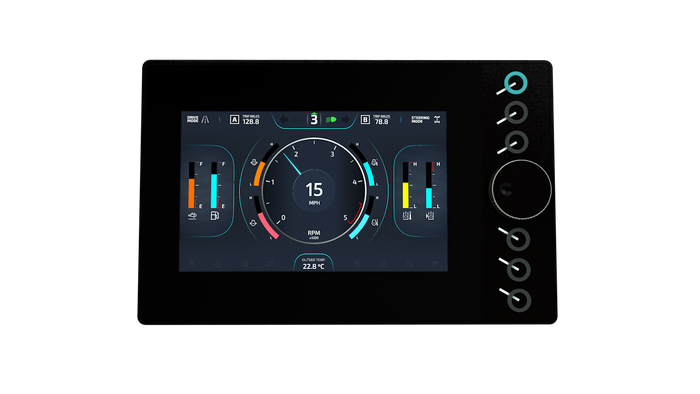 D7 – 7″ Touch/Tactile Button Display