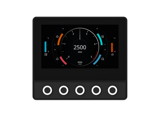 C4.3RT – 4.3″ IPS TFT CAN bus Display