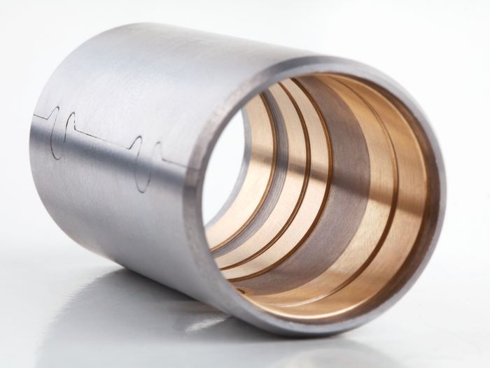 AuGlide® Bimetal Lead-Free Plain Bearing