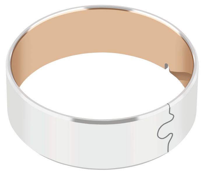 AuGlide® Bimetal Lead-Free Plain Bearing