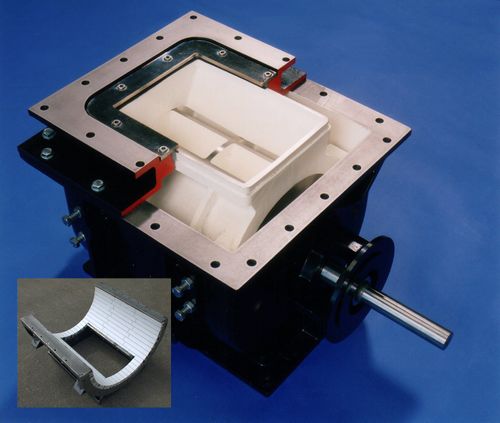 Ceramic rotary valve