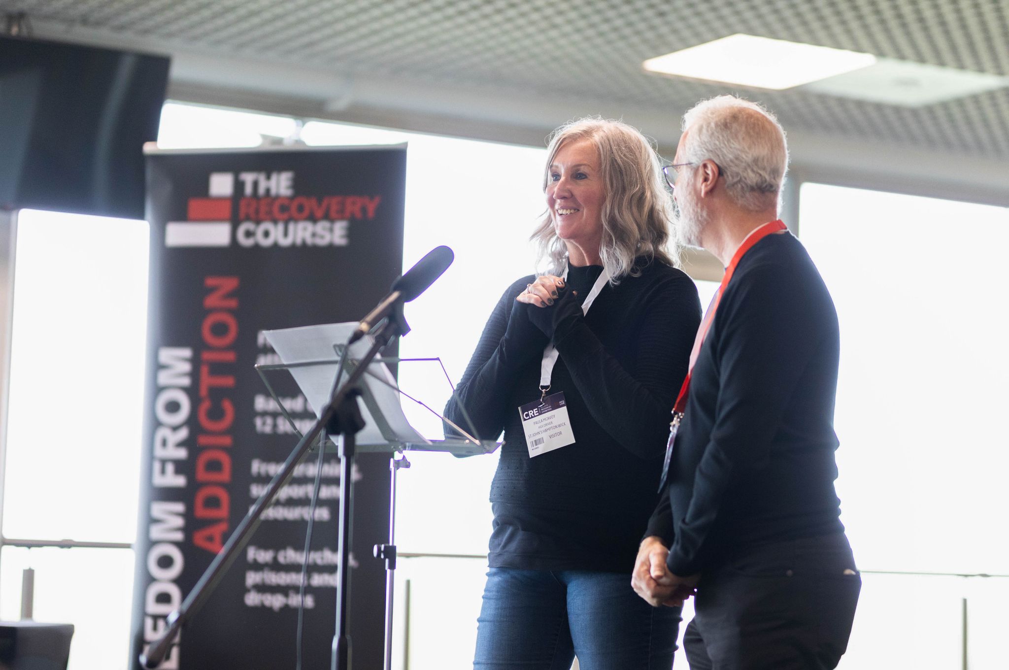 Speakers at a workshop