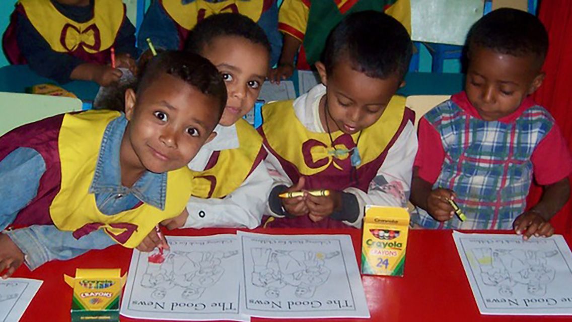 To see the stories of Jesus – just add colour