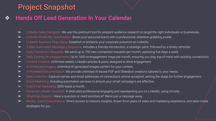 Hands Off Lead Generation In Your Calendar
