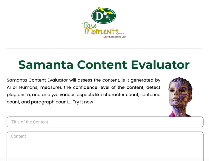 Samanta Content Evaluator