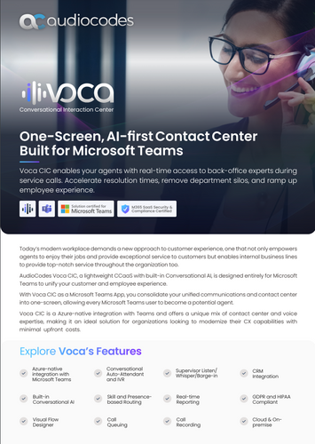 VOCA - Contact Centre