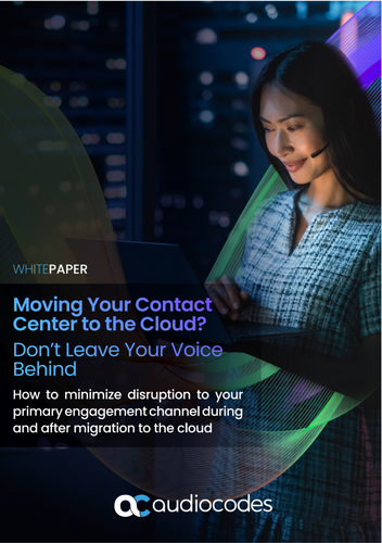 Moving Your Contact Centre to the Cloud