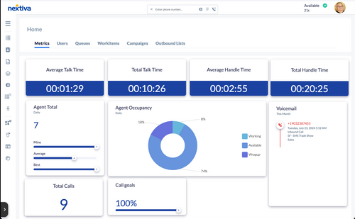 Nextiva Contact Center 