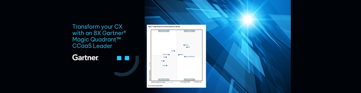 NICE Named a Leader in the 2022 Gartner® Magic Quadrant™ for Contact