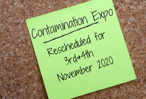 Important Announcement: Contamination Expo Rescheduled for November 2020