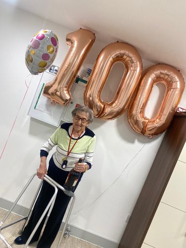Centenarian Joyce joins Care Home Management magazine’s 100 issues celebration