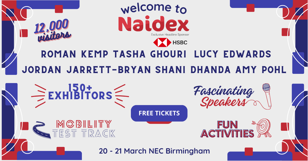 Naidex lineup poster