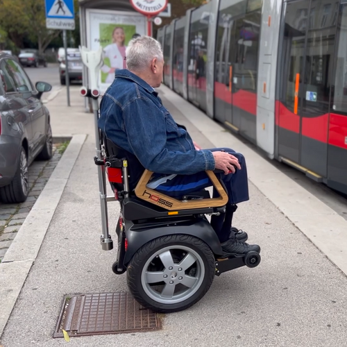 public transport with the hoss wheelchair