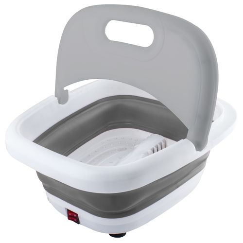 Lifemax Foldaway Foot Spa, Luxury Electric Foot Massager, Heat & Bubble Massager, Foldaway - 1704