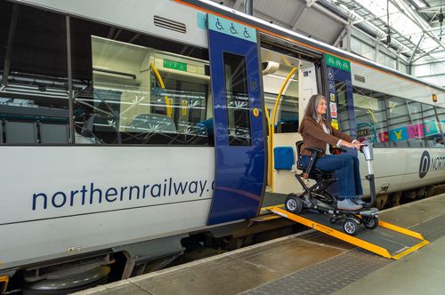 Accessible mobility scooter travel with TGA and Northern