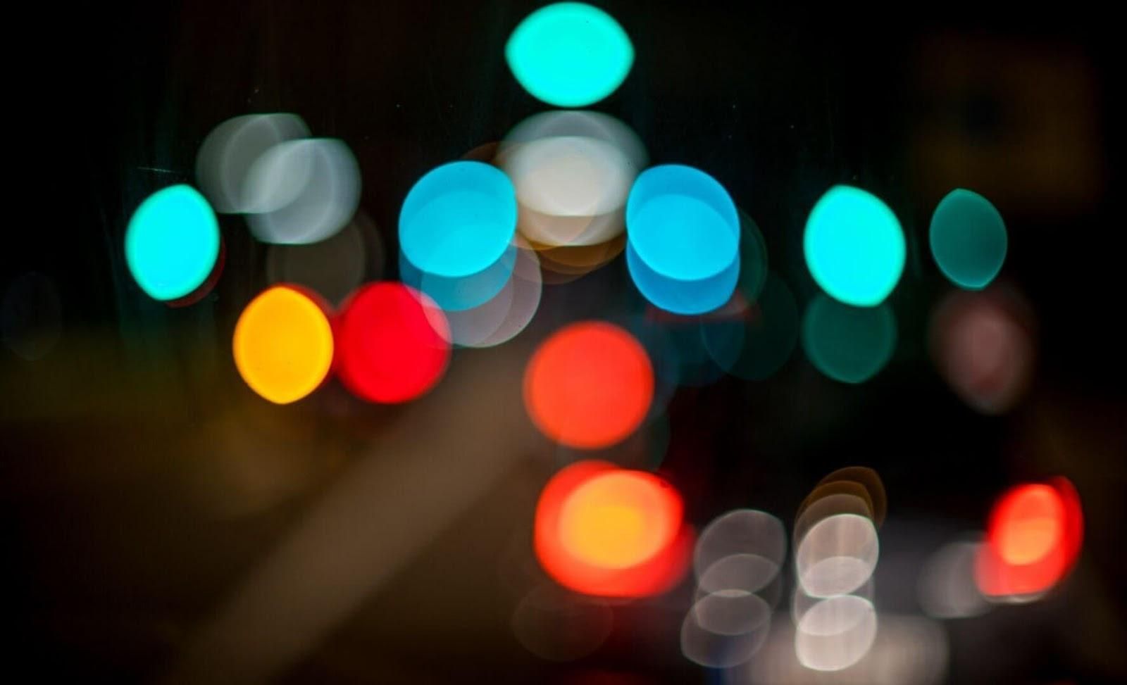 Picture of blurred lights