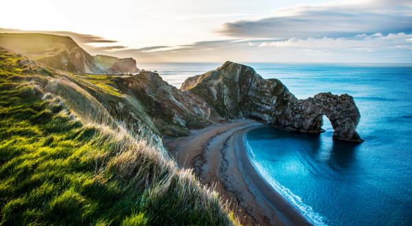 Picture of a beach in Dorset.