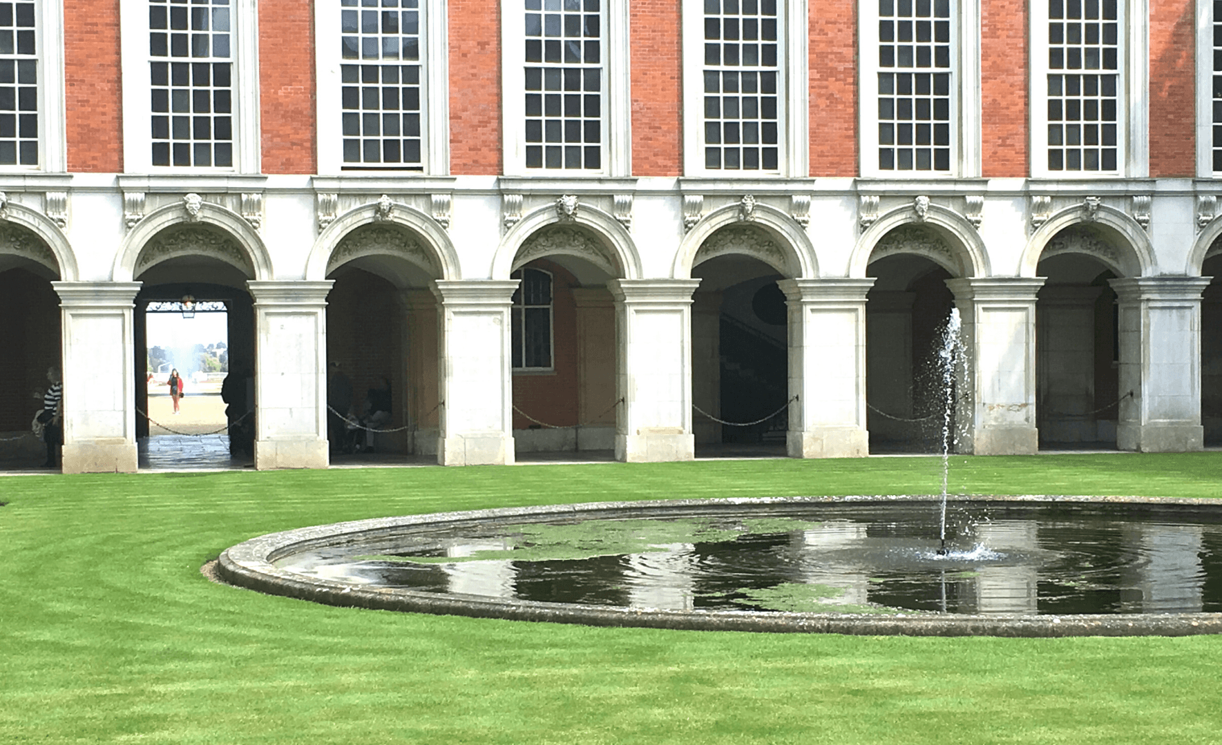 Close-up of Hampton Court Palace