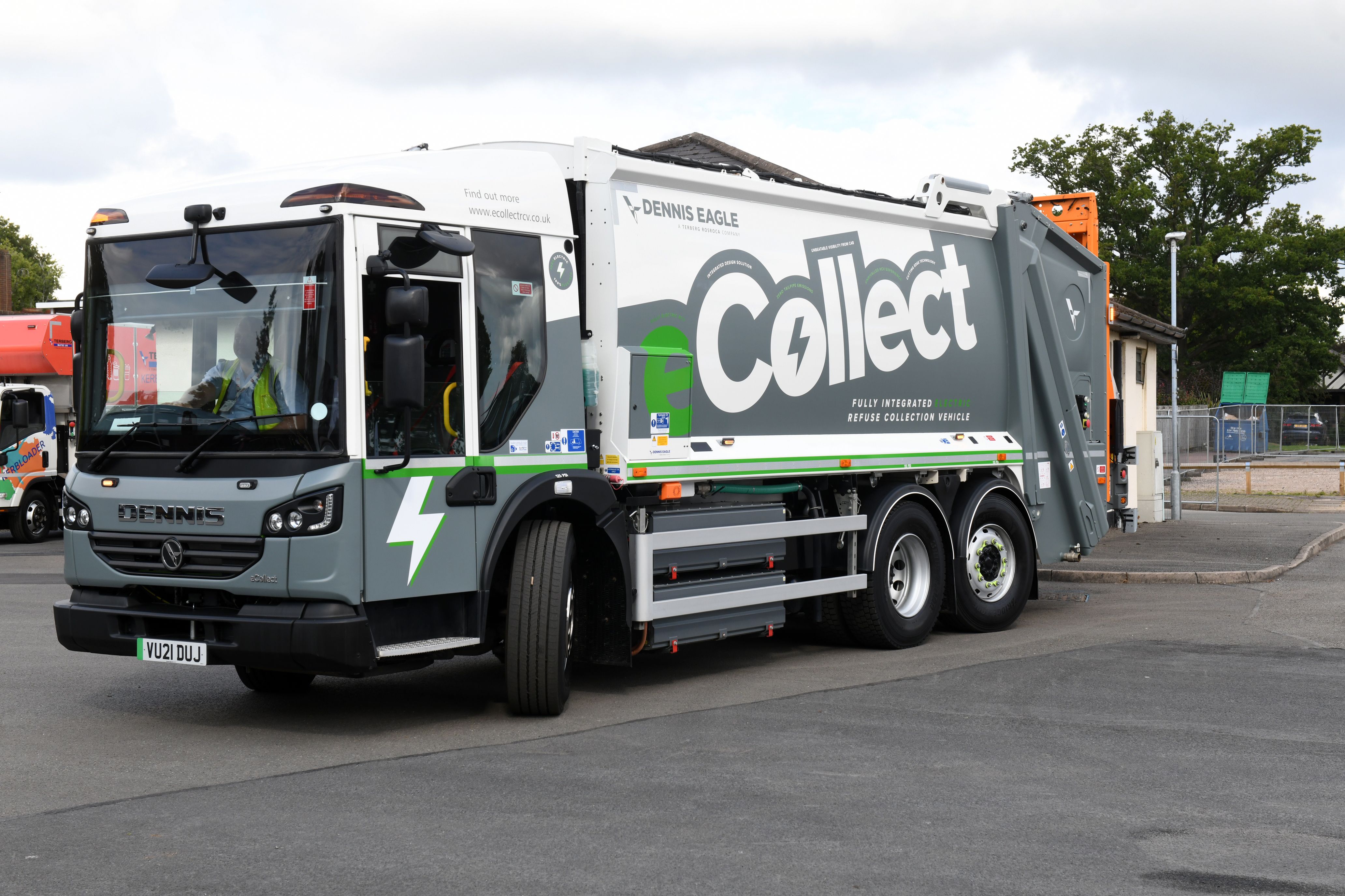 Trucks in action