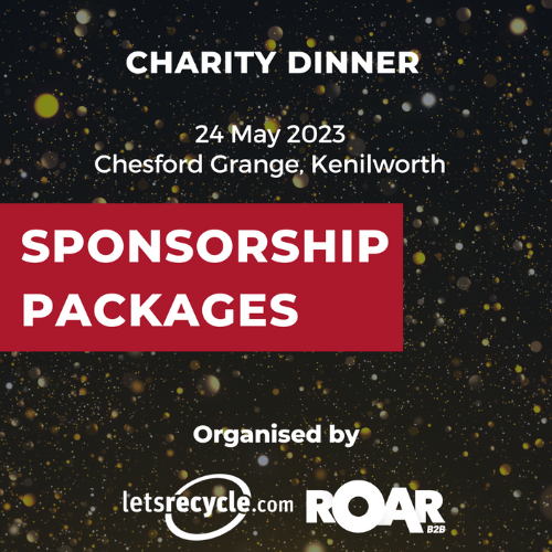 Charity Dinner Sponsorship Available