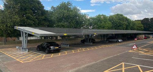 Bicester Leisure Centre solar carport case study