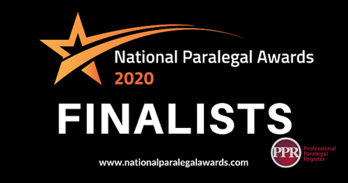 Finalists Announced For Prestigious National Paralegal Awards 2020
