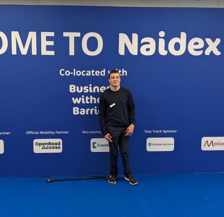 Tom at Naidex 2025