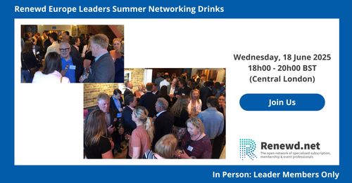 Renewd Europe Leaders Drinks Reception