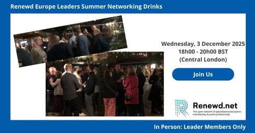 Renewd Europe Leaders Drinks Reception
