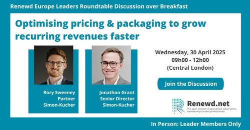 Renewd Europe Roundtable - Packaging and Pricing