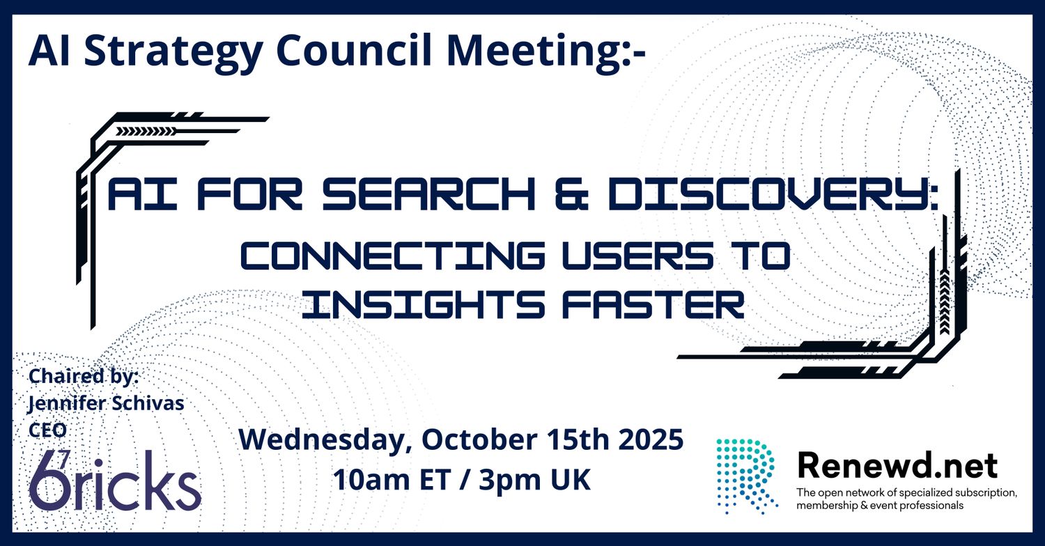 AI Strategy Council Meeting (AI for Search and Discovery)