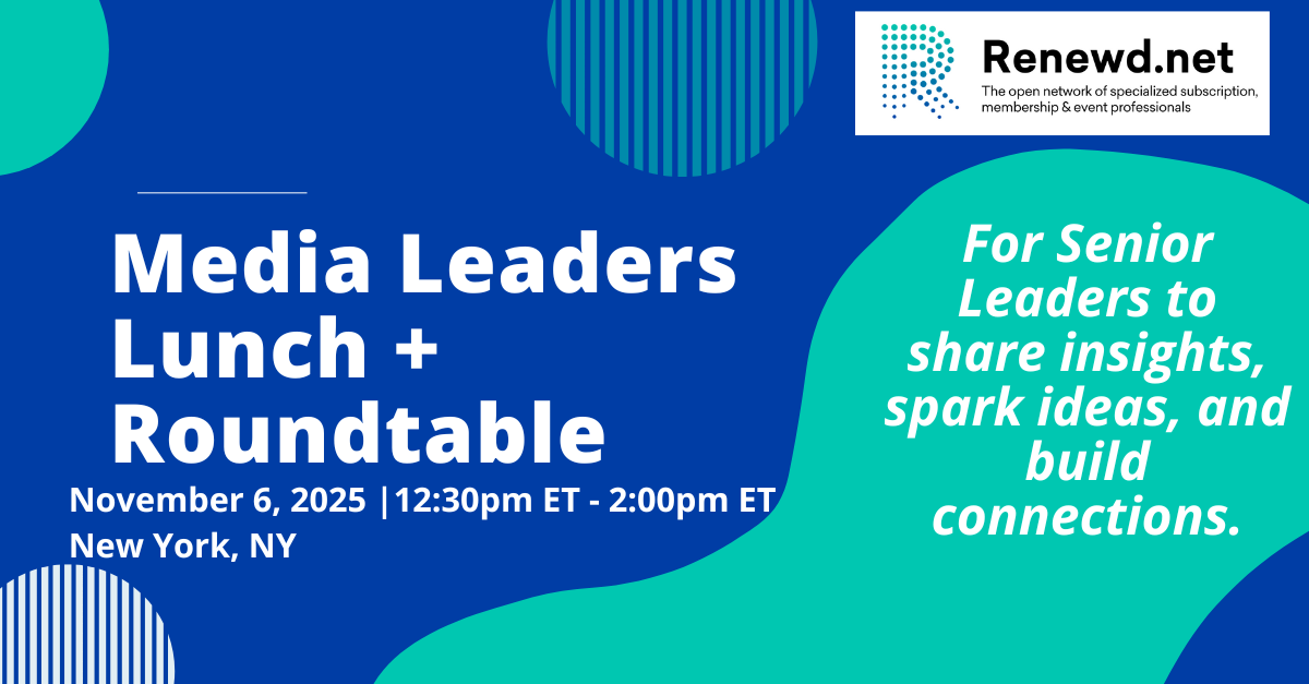 Media Leaders Lunch + Roundtable