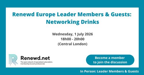 Renewd Europe Leaders & Guests Drinks Reception
