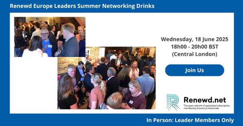 Renewd Europe Leaders Drinks Reception