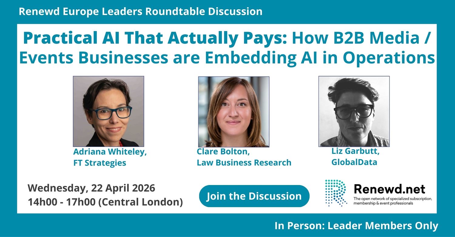Practical AI That Actually Pays (Renewd Europe Leaders Roundtable Discussion)