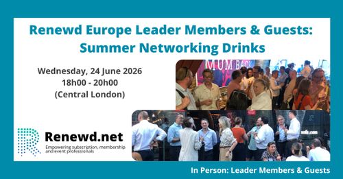 Renewd Europe Leaders & Guests Drinks Reception