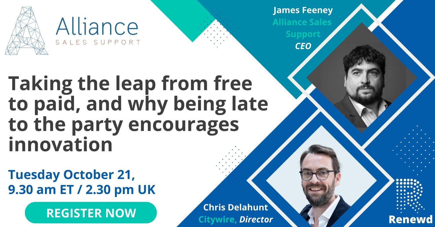 Taking the leap from free to paid, and why being late to the party encourages innovation