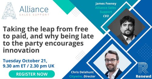 Renewd Alliance Sales Support webinar