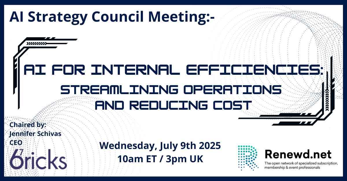 AI Strategy Council Meeting (AI for Internal Efficiencies)