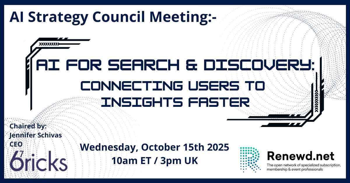 AI Strategy Council Meeting (AI for Search and Discovery)