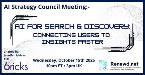 AI Strategy Council Meeting (AI for Search and Discovery)
