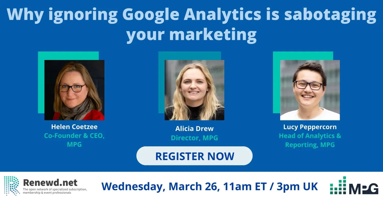 Free Webinar Recording: Why ignoring Google Analytics is sabotaging your marketing & 3 things to do to get back on track