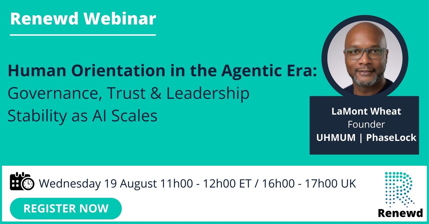 Human Orientation in the Agentic Era — Governance, Trust & Leadership Stability as AI Scales